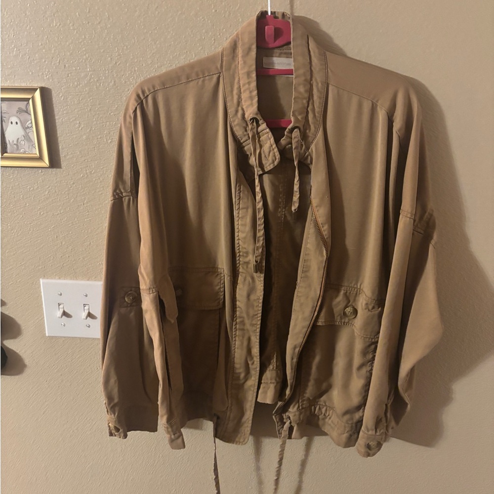 Urban outfitters tan bomber / utility jacket